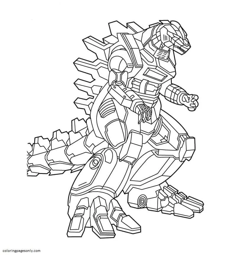 Godzilla Coloring Pages 2