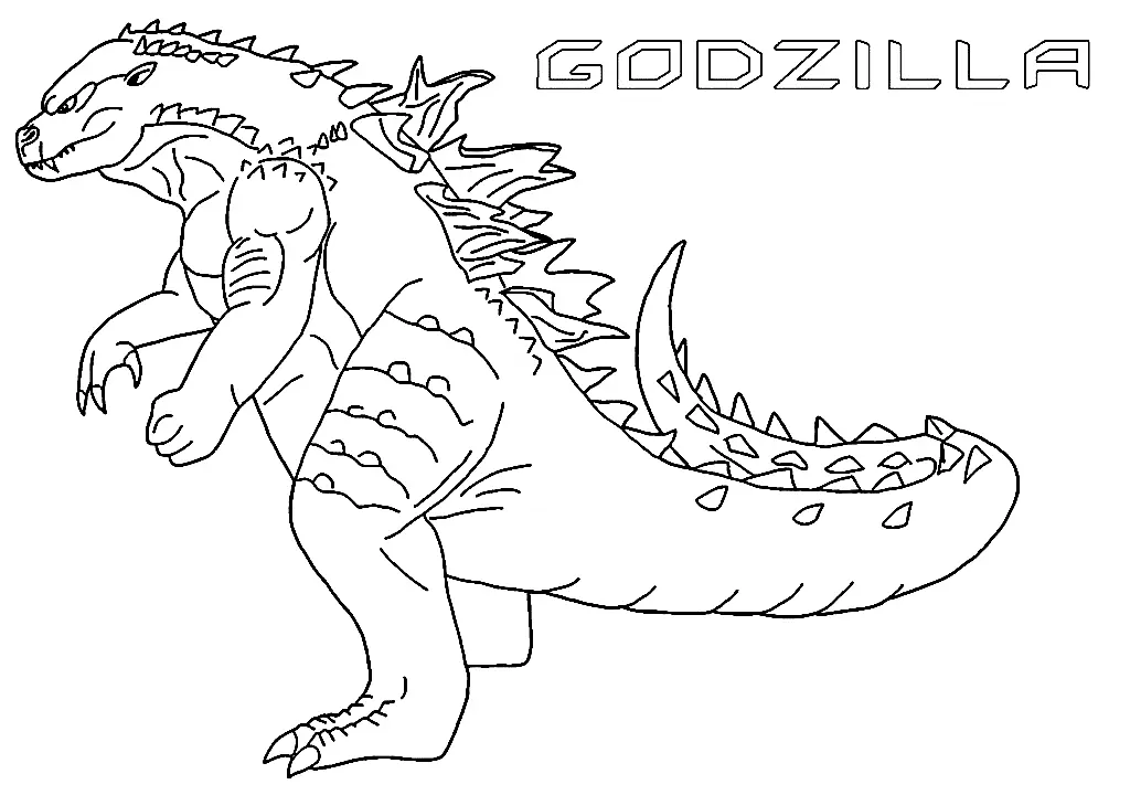 Godzilla Coloring Pages 20