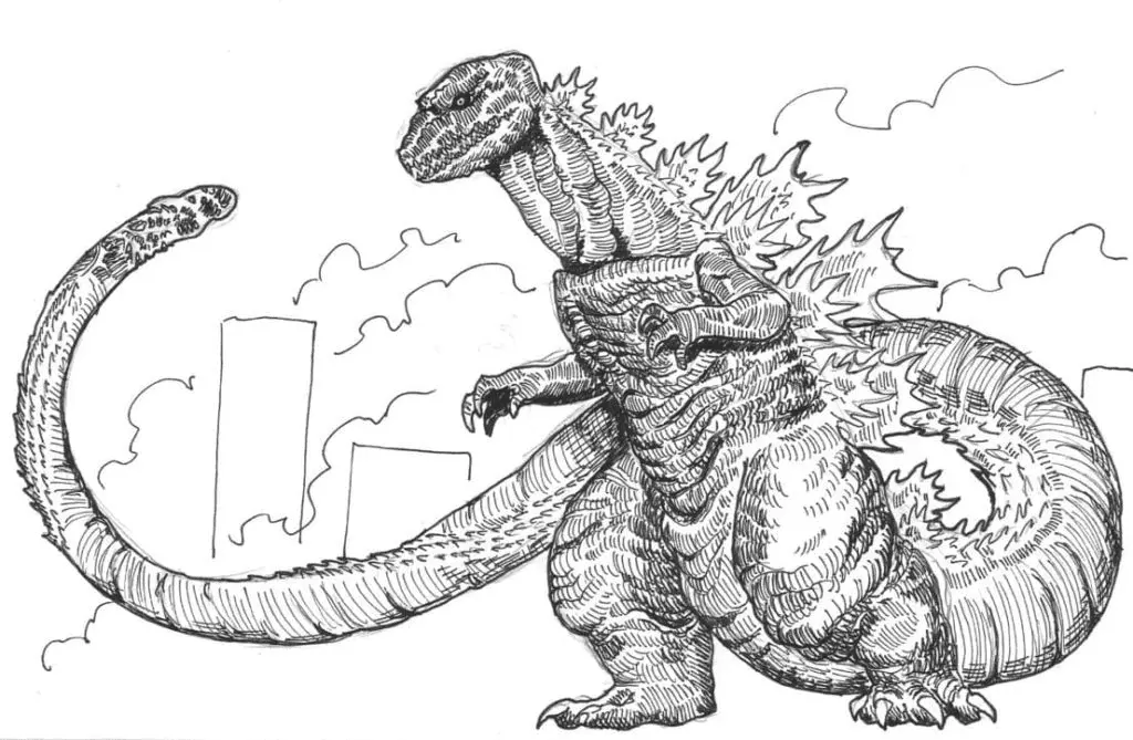 Godzilla Coloring Pages 22