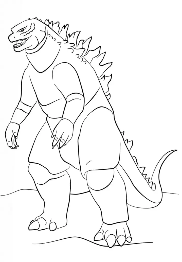 Godzilla Coloring Pages 35