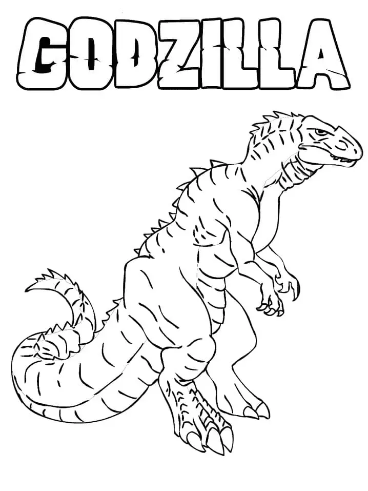 Godzilla Coloring Pages 37