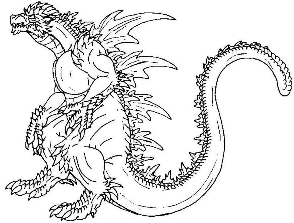 Godzilla Coloring Pages 38