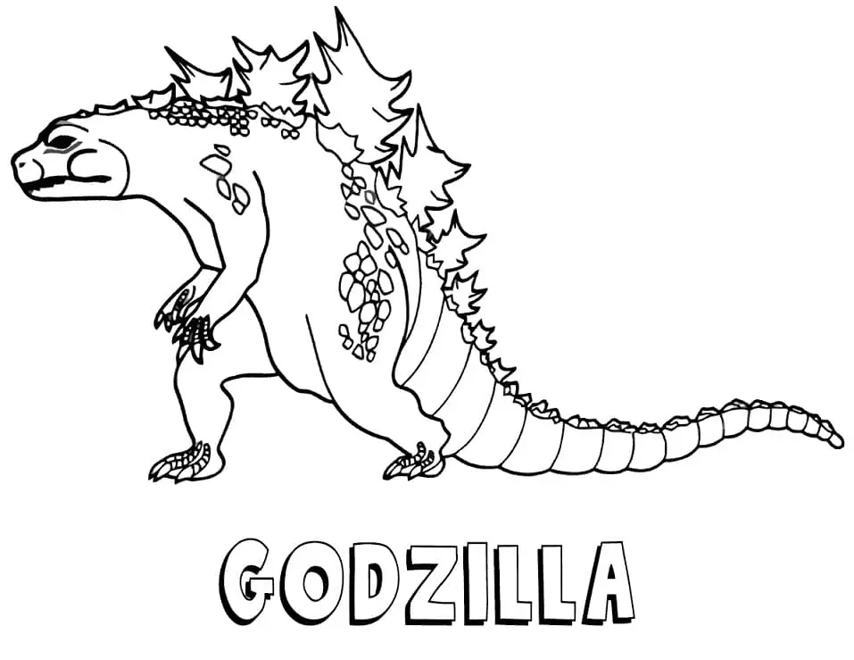 Godzilla Coloring Pages 42