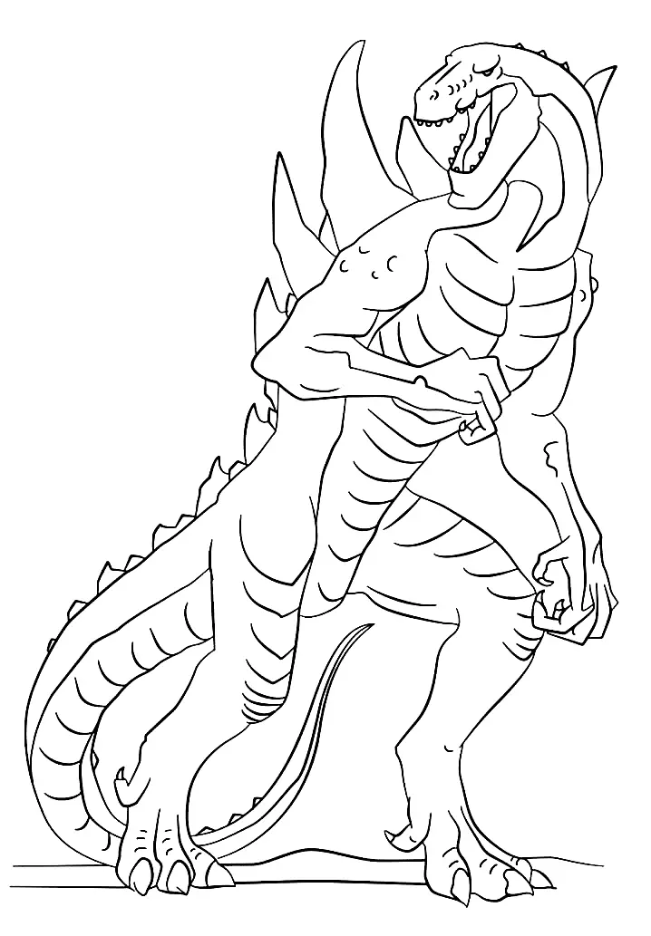 Godzilla Coloring Pages 45