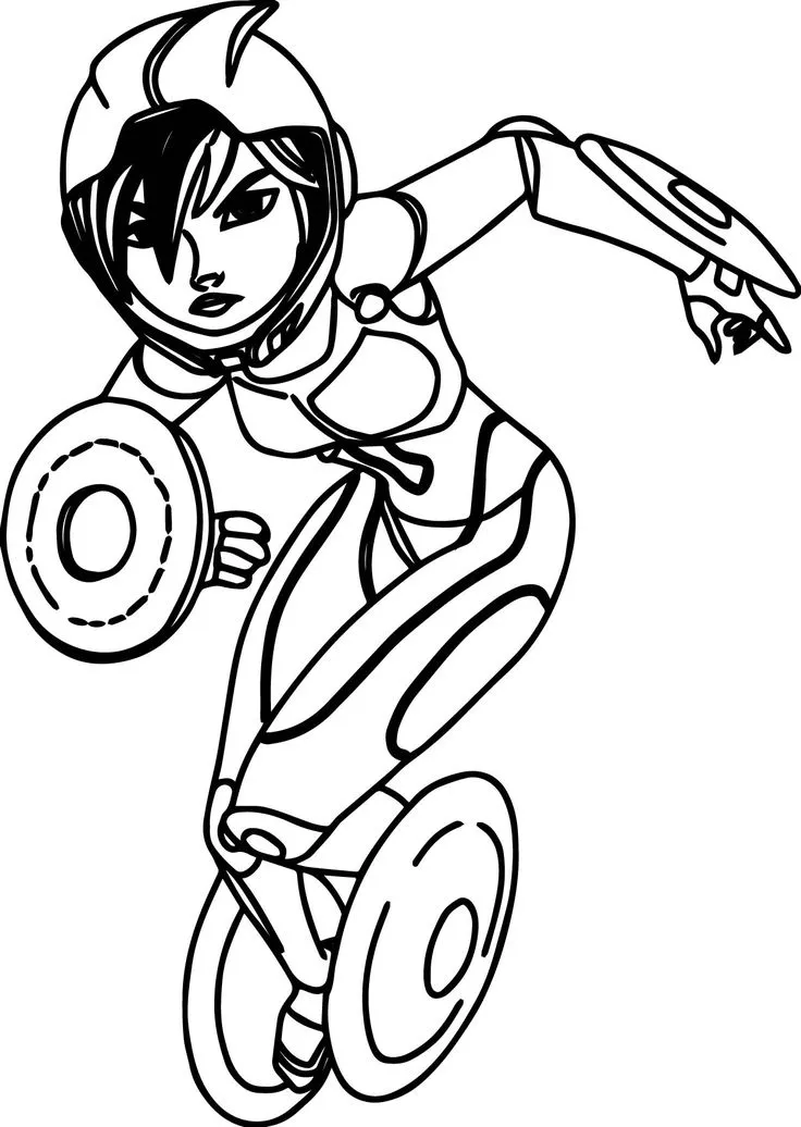 GoGo Tomago Pginas para colorear 8
