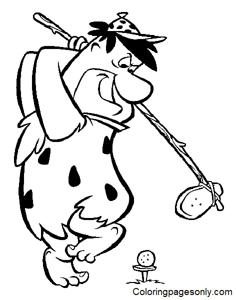 Golf Coloring Pages 11