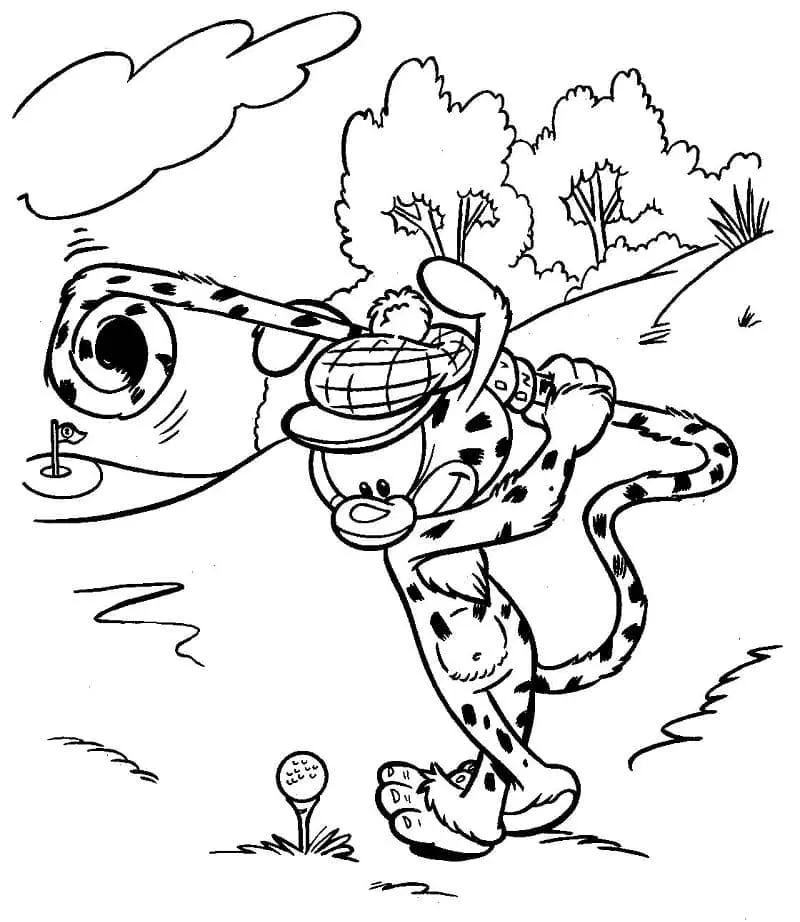 Golf Coloring Pages 14