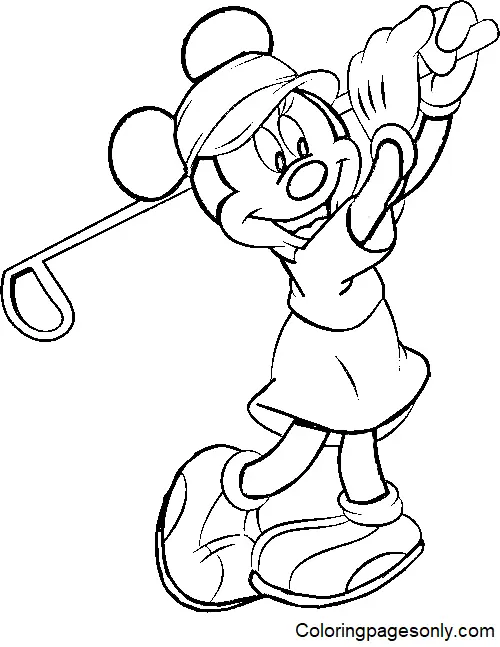 Golf Coloring Pages 18