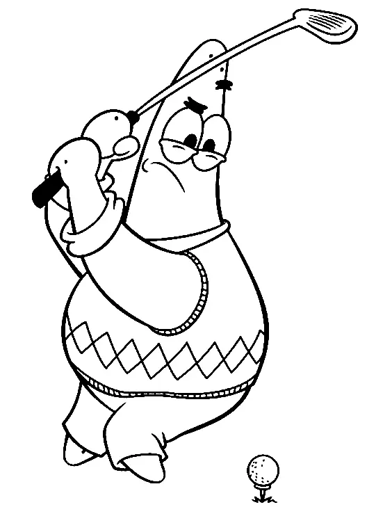 Golf Coloring Pages 22