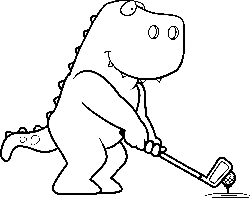 Golf Coloring Pages 3
