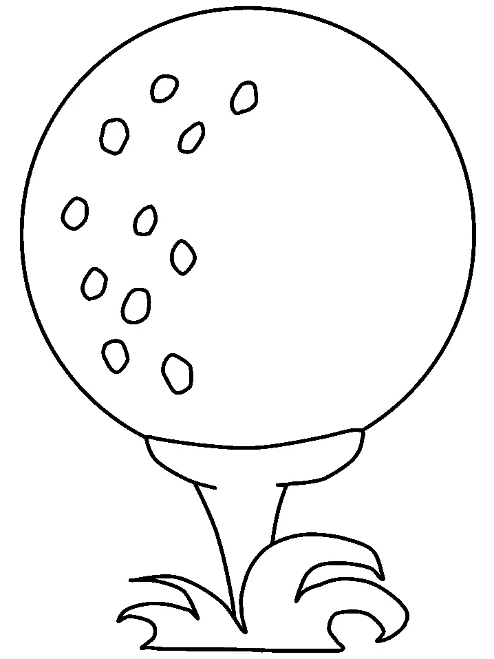 Golf Coloring Pages 30