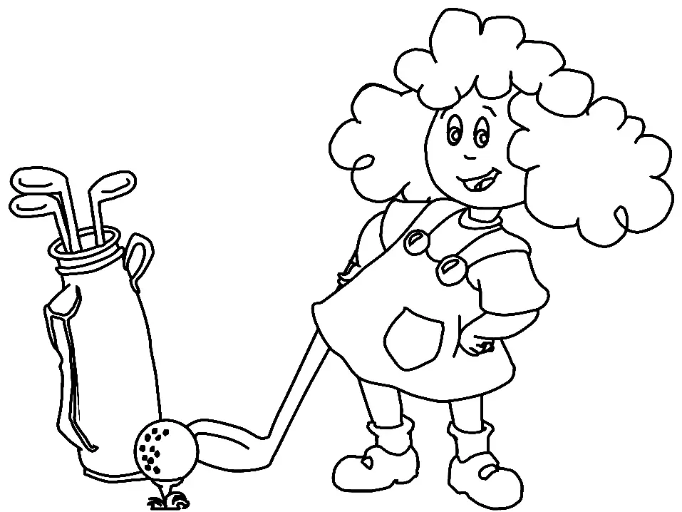 Golf Coloring Pages 39