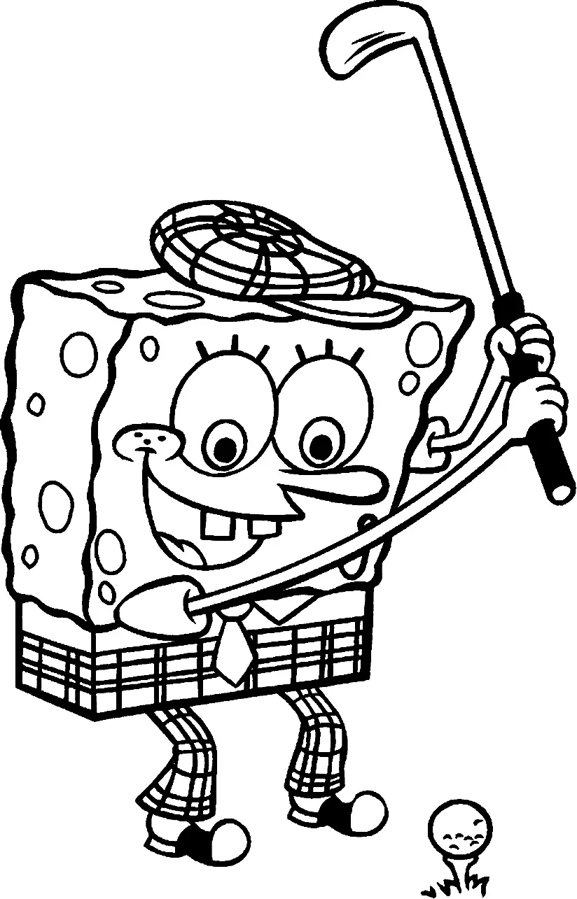 Golf Coloring Pages 42