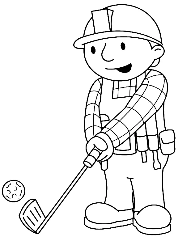 Golf Coloring Pages 44
