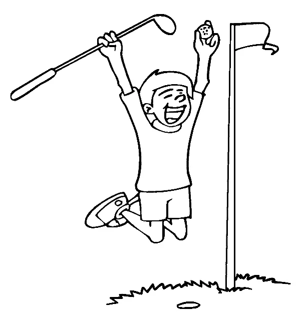 Golf Coloring Pages 55