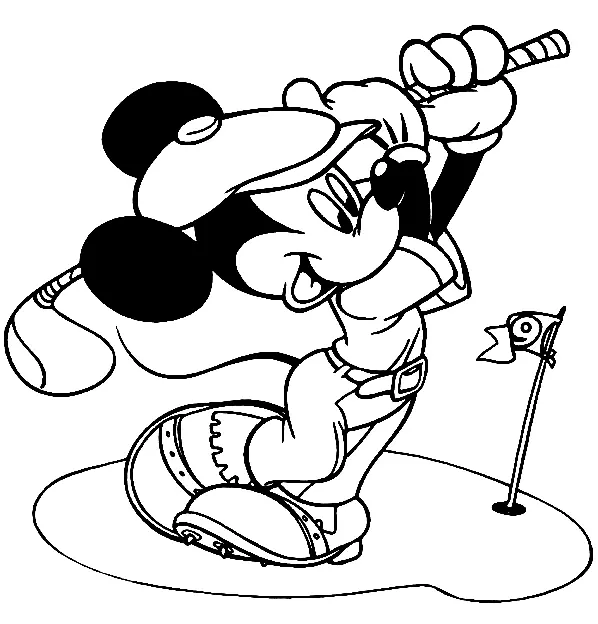 Golf Coloring Pages 57
