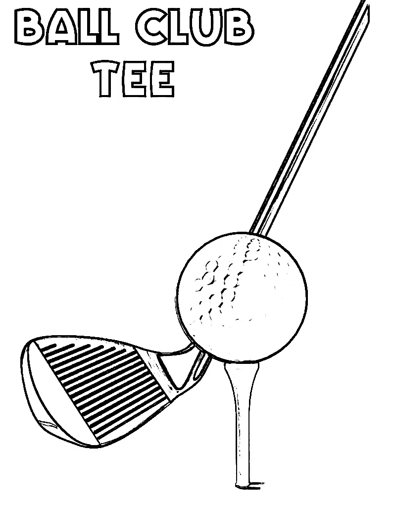 Golf Coloring Pages 58