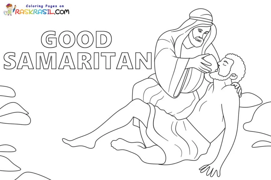 Good Samaritan Coloring Pages 1