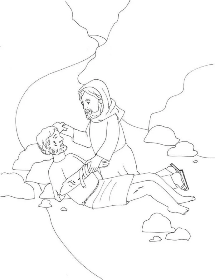 Good Samaritan Coloring Pages 15
