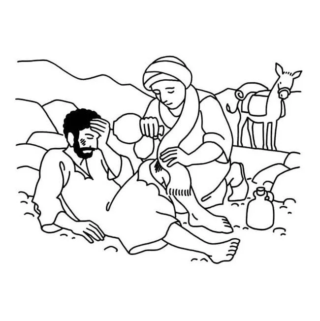 Good Samaritan Coloring Pages 18