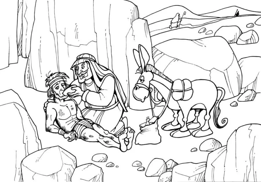 Good Samaritan Coloring Pages 20