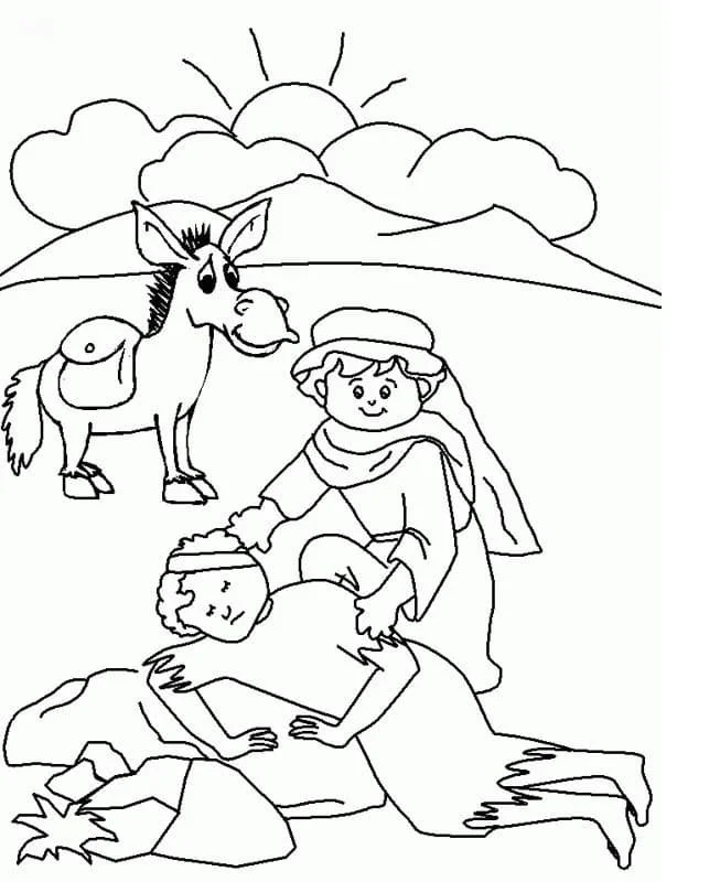 Good Samaritan Coloring Pages 24