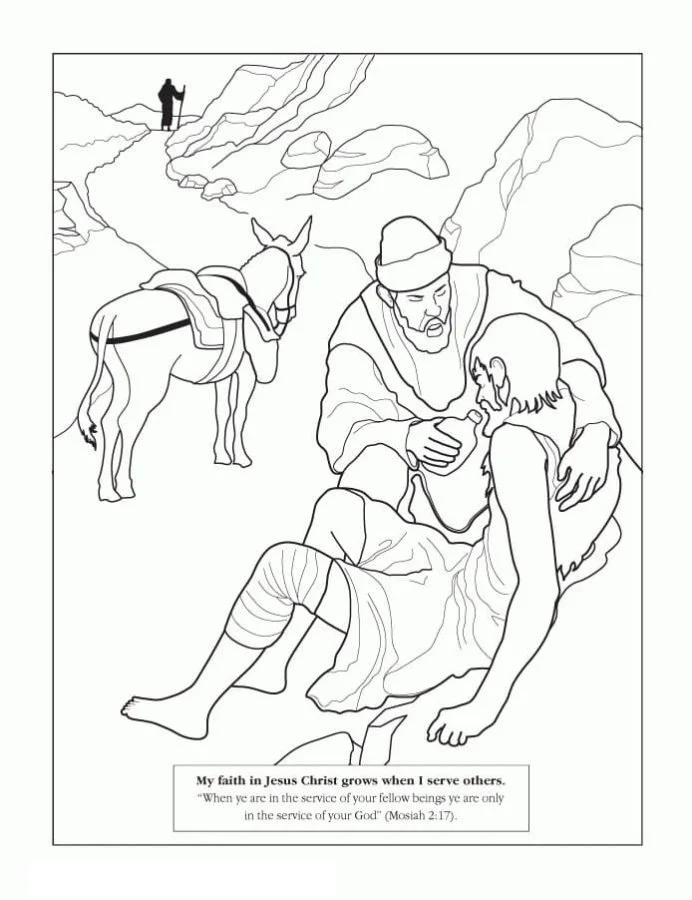 Good Samaritan Coloring Pages 33