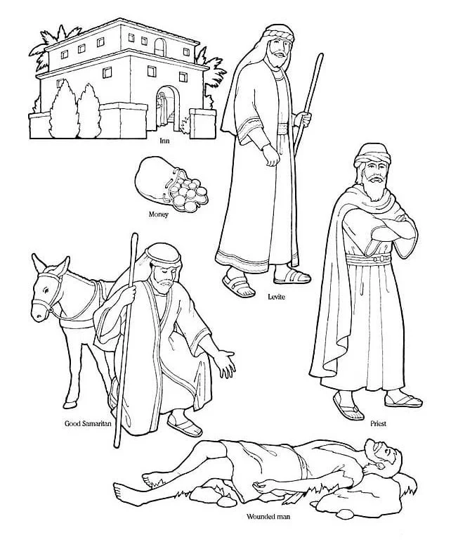 Good Samaritan Coloring Pages 42