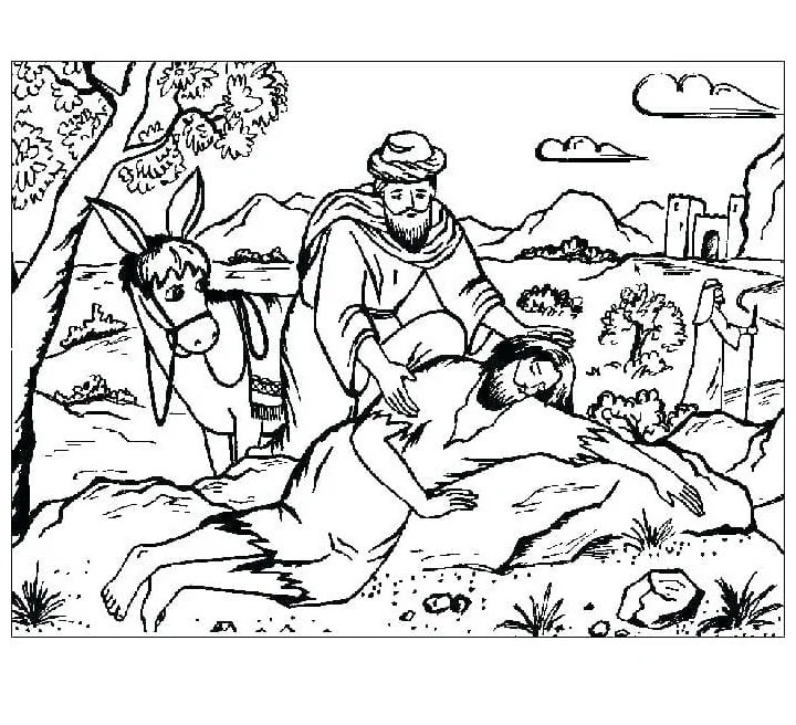 Good Samaritan Coloring Pages 56