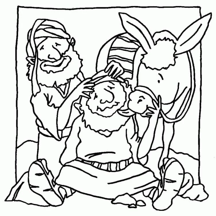 Good Samaritan Coloring Pages 7