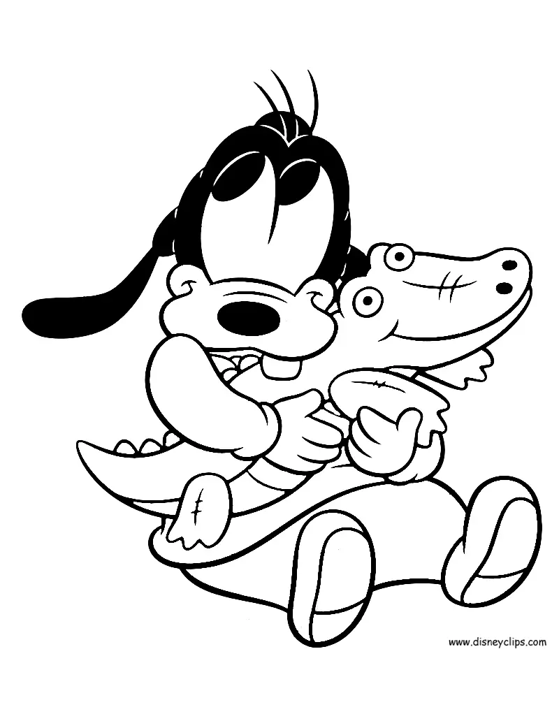 Goofy Coloring Pages 10