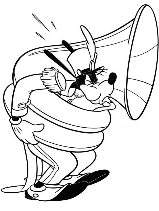 Goofy Coloring Pages 102