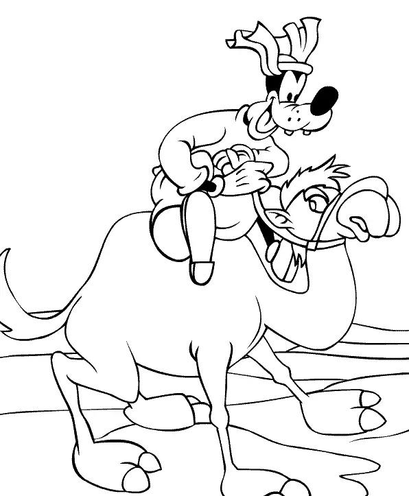 Goofy Coloring Pages 110