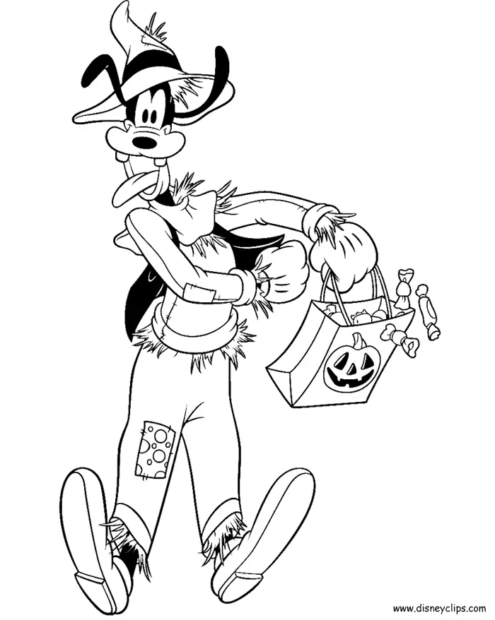 Goofy Coloring Pages 14