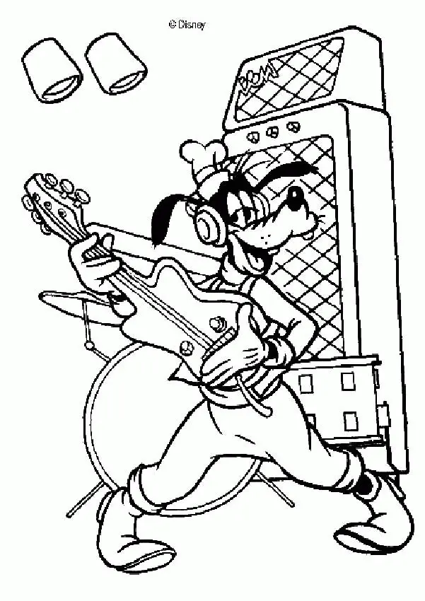 Goofy Coloring Pages 15