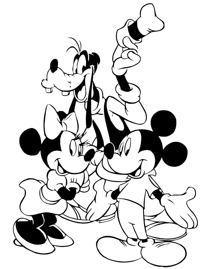 Goofy Coloring Pages 17