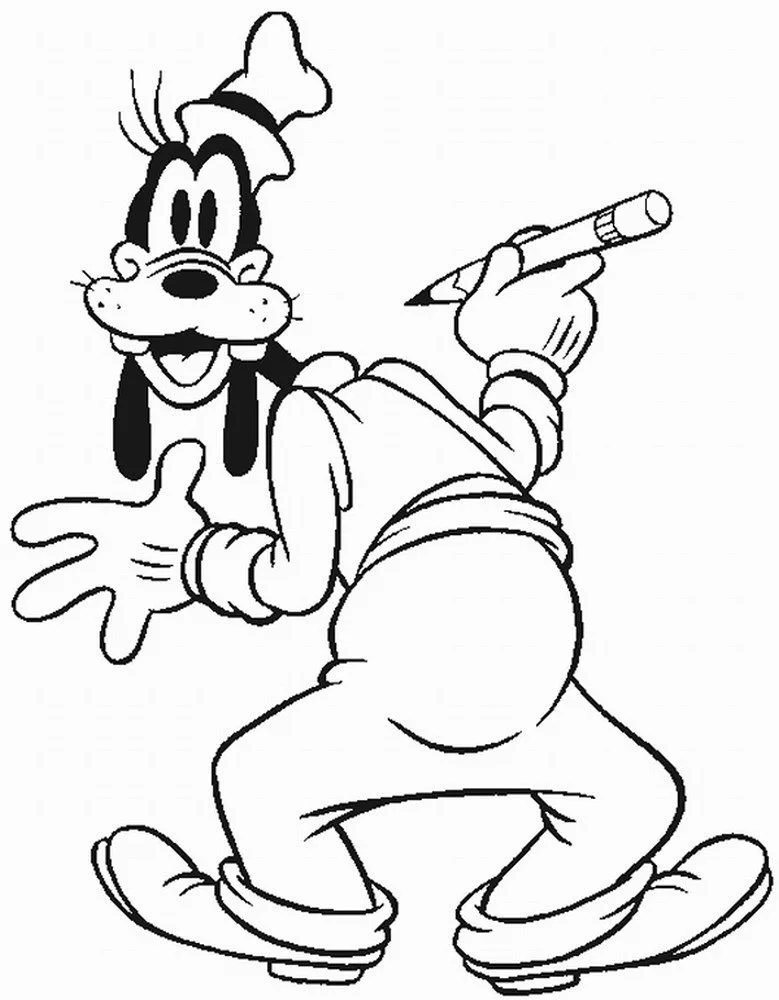 Goofy Coloring Pages 26
