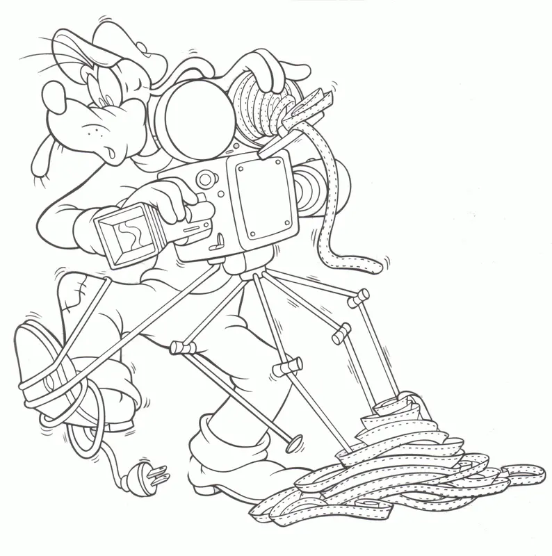 Goofy Coloring Pages 27