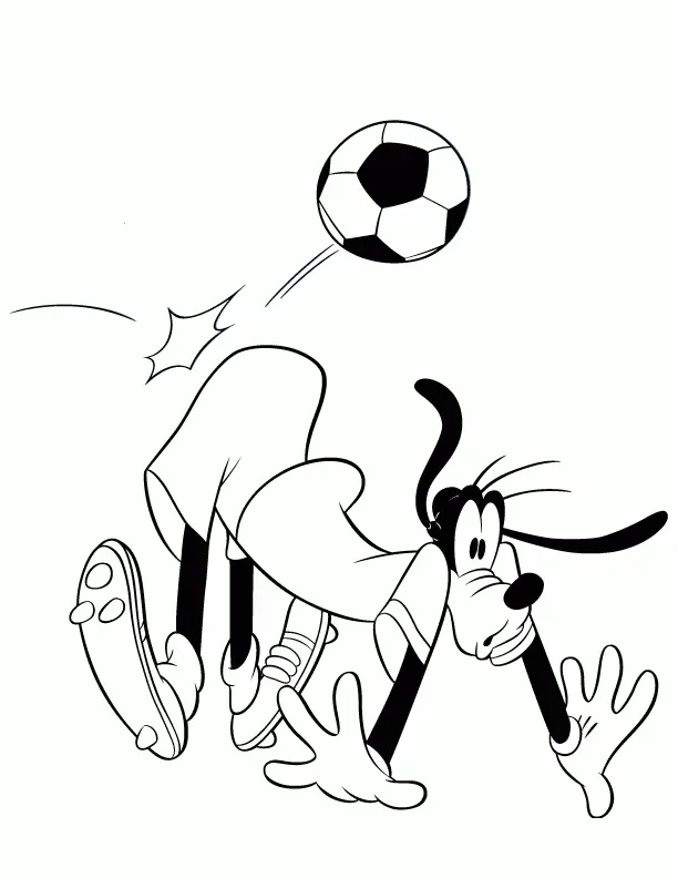 Goofy Coloring Pages 36