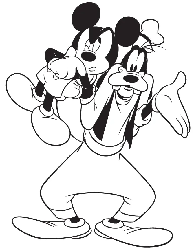 Goofy Coloring Pages 37
