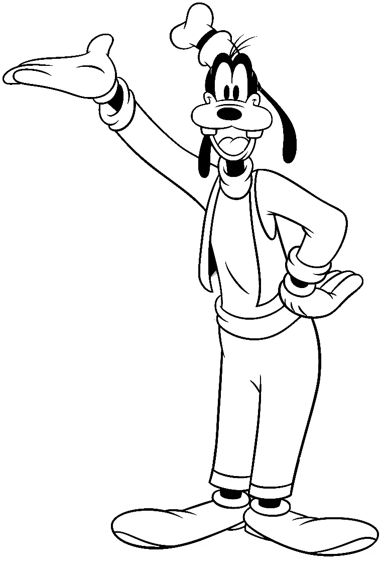 Goofy Coloring Pages 42