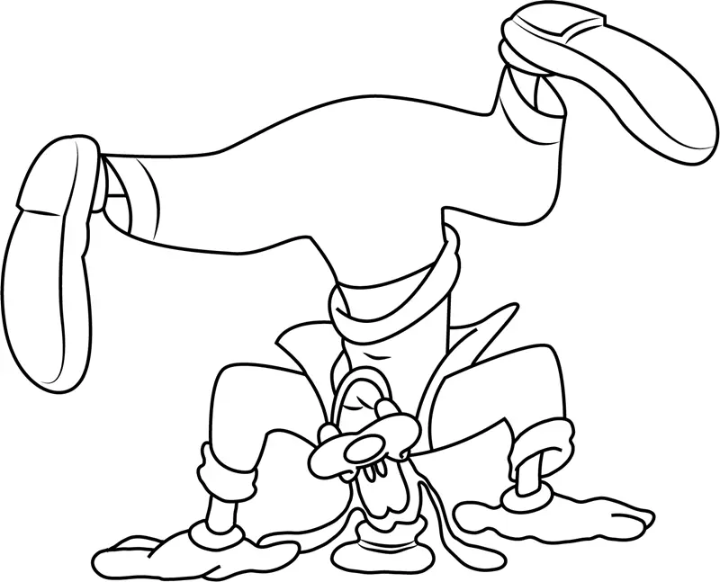 Goofy Coloring Pages 43