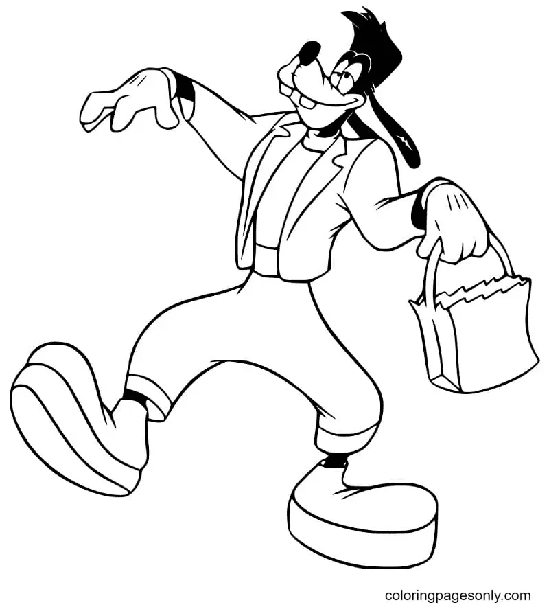 Goofy Coloring Pages 46
