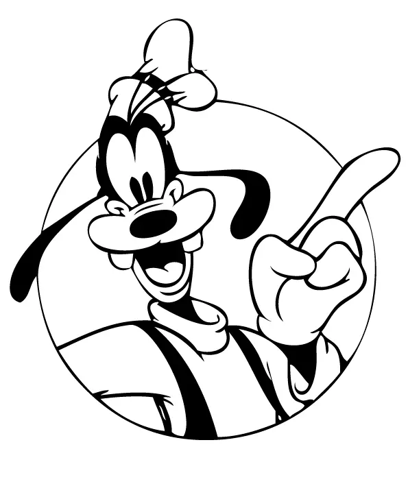Goofy Coloring Pages 65
