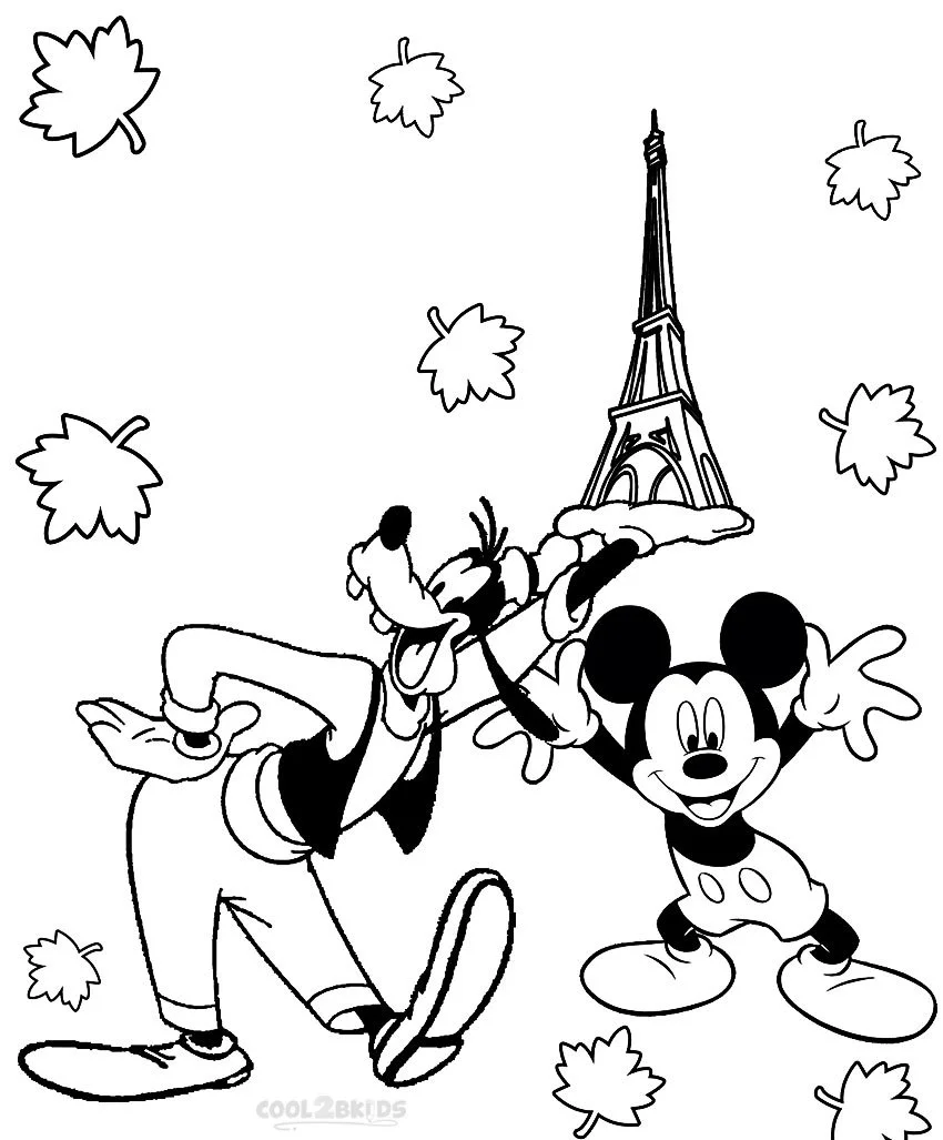 Goofy Coloring Pages 66