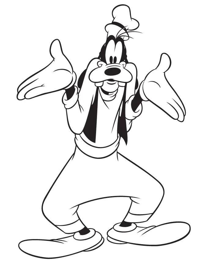 Goofy Coloring Pages 67