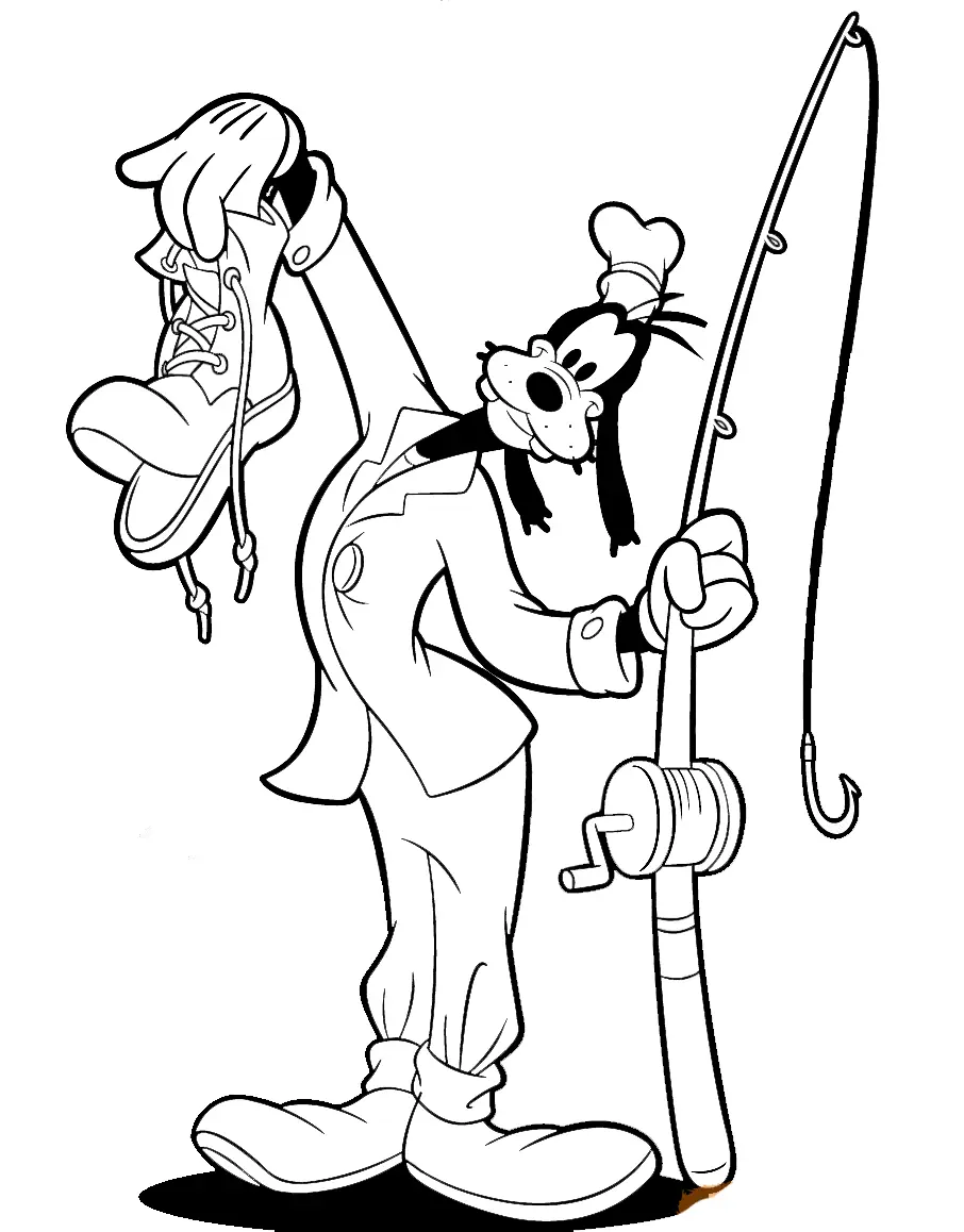 Goofy Coloring Pages 70