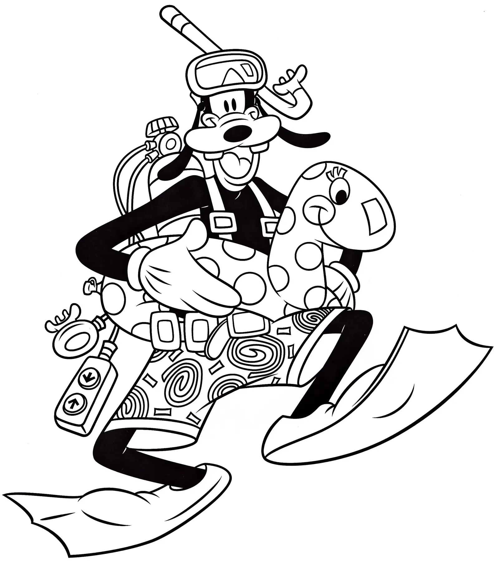 Goofy Coloring Pages 72