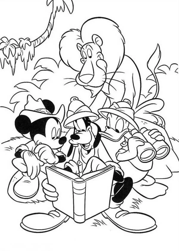 Goofy Coloring Pages 73