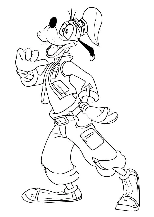 Goofy Coloring Pages 74